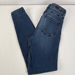Kut from the Kloth Womens Dark Wash High Rise Skinny Stretch Denim Jeans Size 4